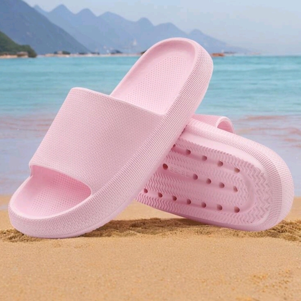 Pink Slide Sandals - Picture 3 of 4